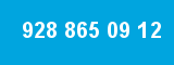 928 865 09 12 928 865 09 12